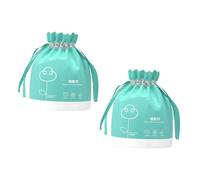 ASAKKURA 2 Rolls Disposable Face Towels Makeup Wipes 7.86x7.86x0.04inch Viscose Acetal Fibre Soft Dry and Wet Use Face Towel for Women Daily Facial Cleansing
