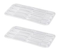 ASAKKURA 2 Sets Heel Liners Gel Invisible Heel Protector Pads for High-Heels Reducing Friction Bridging Shoe Gaps Practical