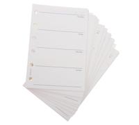 ASAKKURA 200pcs A7 Weekly Planner Paper Refills with 6-hole Punched 120gsm Lined Inserts for 6-ring Binders, Double-sided Weekly Agenda Pages for Office and Journaling Use