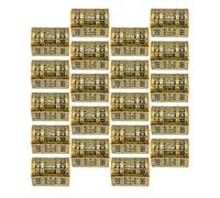 ASAKKURA 20pcs Mini Pirate Treasure Chest Treasure Box Model 2.5x2x2 Inch Plastic Detailed Craftsmanship Miniature Design for Celebrations and Pirate-themed Events