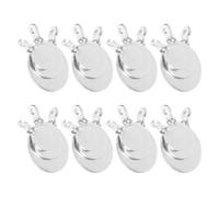 ASAKKURA 24pcs Steel Shooting Targets Set for Training, Precision Small Hanging Targets 2cm, 3cm, 4cm Sizes, Sturdy Steel Plates and Archery Practice in Outdoor Shooting Sports