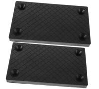 ASAKKURA 2Pcs Anti-slip Rubber Lift Pads for Car Jack Stable Dual Column Arm Protection Compatible with Various Vehicle Lifts Easy Installation Automotive Maintenance Accessories