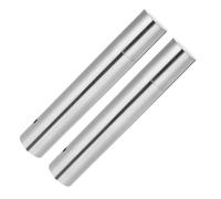ASAKKURA 2pcs Birth Certificate Protector Tubes 35cm Length X 3.5cm Diameter Metal Document Storage Cylinders for Certificates and Official Papers for Travel and Office Use
