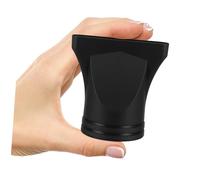 ASAKKURA 2pcs Black Hair Dryer Nozzle Set Lightweight Nylon Blow Dryer Nozzle Replacement for Efficient Hair Styling and Hairdressing Accessories