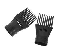 ASAKKURA 2pcs Blow Dryer Comb Attachment Hair Dryer Nozzle Hair Diffuser for Women Detangle Brush