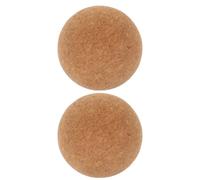 ASAKKURA 2pcs Body Massage Ball Foot Massager Ball Cork Material Deep Tissue Compression Release Muscles Simple Design Beautiful Practical Prior to The Gym After Workout