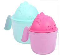 ASAKKURA 2pcs Boys and Girls Bath Rinsers Shampoo Cup Newborn Rinse Cup Bathing Flush