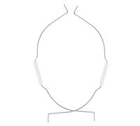 ASAKKURA 2pcs Bucket Handles Bucket Grip Handle Galvanized Iron Sturdy Support Sturdy Replacement 15.72x6.48x0.47in Silver Set of Accessories