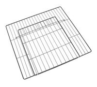 ASAKKURA 2Pcs Cat Cage Wire Door Mesh Panels 35X35Cm Encrypted Flip Door Replacement for DIY Pet Playpen Fence Accessories Suitable for Cats and Small Dogs
