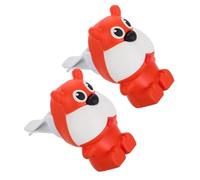 ASAKKURA 2pcs Cute Dog Car Air Freshener Clip Scent Diffuser for Car Vent Miniature Air Freshener for Women and Girls