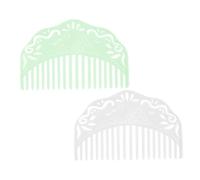 ASAKKURA 2pcs Decorative Hair Side Combs for Women Elegant Chinese Style Headdress Accessories and Smoothly Functional Hair Combs for Daily Wear Charming Styling Tools