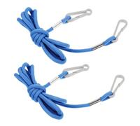 ASAKKURA 2pcs Glove Lanyards Neck Strap, Anti-Lost Winter Mitten Holder Clips, Blue Adjustable Glove Ropes Suitable for Skiing and Outdoor Activities