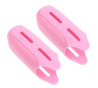 ASAKKURA 2pcs Insulating Silicone Sleeve for Curling Iron Hair Curler Reusable Silicone Handle Cover for Hair Straightener Protect Hands During Home Outdoor Travel Hairstyling