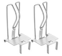 ASAKKURA 2pcs Metal Cash Register Money Clips for Efficient Cash Handling and Quick Installation Suitable for Business