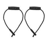 ASAKKURA 2pcs Replacement Rope Handles for Buckets and Pails, Sturdy Lightweight Cotton Rope with Plastic Grip, Wear-Resistant Bucket Handle Suitable for Personal Use and Cooking Utensils