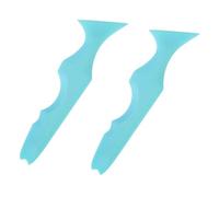 ASAKKURA 2pcs Stamp Drag Eyeliner Stencils Easy Apply Makeup Tool Eyeliner Guide Stencils for Charm Eye Makeup