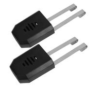 ASAKKURA 2pcs Toilet Tablet Hanging Rack Cleaning Tablet Holder Stable Fit Space Saver Stainless Steel Abs Plastic for Bathroom Toilet Tank Organizer