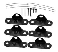 ASAKKURA 3 Sets Furniture Anchors Set Secure Straps for Bookshelves Cabinets Wardrobes Strong Adhesive Tipping Prevention Kit for Tv Furniture Safety