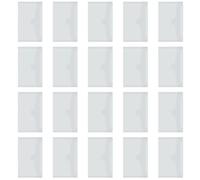 ASAKKURA 35pcs Desktop Document Box with Ticket Storage Bags, Pp Material Multifunctional Storage Pouch, Easy to Open and Tear-Resistant, for Office and Home Filing