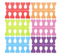 ASAKKURA 36pcs Manicure Finger Divider Nail Art Tool Sponge Comfortable Prevents Rubbing Wet Nail Polish Toe Separator for Salon Use