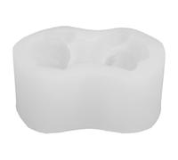 ASAKKURA 3D Bulldog Mousse Cake Mold White for DIY Baking Cookie and Dessert Mold for Party