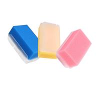 ASAKKURA 3pcs Bath Sponge Soft Sensory Brush for Newborns Gentle Scalp Cleanser Convenient Bathing Tool Safe Adorable Colors for Daily Use