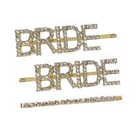 ASAKKURA 3pcs Crystal Hairpins for Brides Elegant Hair Clips for Wedding Accessories Headdress for Girls Unique Shiny Design for Parties and Special Occasions