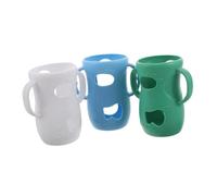 ASAKKURA 3pcs Feeding Bottle Sleeve Bottles Training Cup Sleeves Sippy Cup Training Silicone Breastmilk