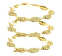 ASAKKURA 3pcs Leaf Crown Headband Elegant Roman Wreath Hairpiece for Weddings Parties Prom and Holidays Unique Design Comfortable Fit for Brides and Bridesmaids