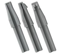 ASAKKURA 3pcs Pencil Sharpener Tools Eyebrow Pencil Sharpener Duckbill 5.11x0.98x0.98in Plastic Stable Sharpening Easy to Sharpen Makeup Use