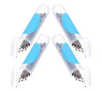 ASAKKURA 4 Boxes Stainless Steel Needles Insect Pins Butterfly Pinning Tools with Plastic Bottles Bulk Collection Support Portable Packaging for Entomology Studies and Educational Purposes