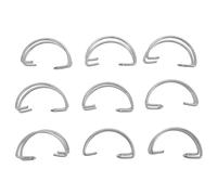 ASAKKURA 40Pcs Multifunctional Animal Cage Hooks Steel Wire Door Hooks for Chicken and Pigeon Cages Clamping Space Home Use