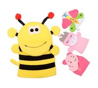 ASAKKURA 4pcs Cartoon Bathing Gloves for Boy Girl Adorable Animals Exfoliating Gloves for Boys and Girls Bath Wash and Shower Random Style