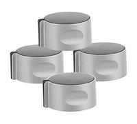 ASAKKURA 4pcs Gas Range Control Knobs Replacement Metal Stove Knobs Zinc Alloy Left and Right 45 Degree for Gas Cooker Hob Oven Cooktop Accessories