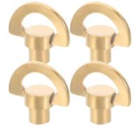 ASAKKURA 4pcs Mini Winding Key Micro Key Handle Creative Golden Iron Music Box Accessories for Music Box Repair and DIY Replacement