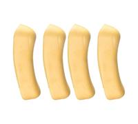 ASAKKURA 4pcs Replacement Underarm Crutch Pads with TPR Material Construction for Comfortable Support and Nonslip Grip, Easy to Install and Clean, Suitable for Homes and Healthcare Settings