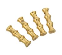 ASAKKURA 4pcs Shelf Guard Rail Connector Wine Cabinet Structural Hardware Bamboo Joint Style Aluminum Alloy Decorative Elegance Stylish Design Reduces Vibration and Noise Universal Fit