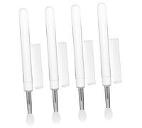 ASAKKURA 4pcs Silicone Lip Brush Makeup Lip Mask Applicator Professional Eye Shadow Brush Makeup Artist Tools for Women