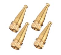 ASAKKURA 4pcs Speaker Copper Spike Feet Shockproof Sound Quality Improvement Golden Copper Material for Amplifier CD Dvd Player