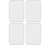 ASAKKURA 4pcs Stamp Collecting Display Boxes with Wear-Resistant Plastic, Stamp Organizing Storage Holder for Beginners and Collectors