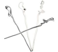 ASAKKURA 4pcs Vintage Hair Fork Hair Sticks for Buns Alloy Smooth Surface Light Weight Minimalist Classic Pin for Women Elegant Styling Tool for Weddings and Birthdays