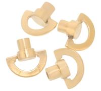 ASAKKURA 4pcs Winding Movement Micro Keys Music Box Winding Key Golden Iron Knob Handles Creative Design Easy Adjustment of Music Box Sound for Repair and Creating Your Own