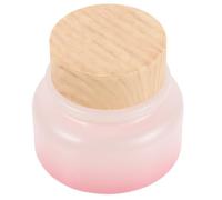 ASAKKURA 50g Empty Cream Container Sample Jar Glass Travel Jars for Cream Preventing Leaking Smooth Surfaces Lightweight Refillable Container for Pocket and Luggage