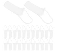 ASAKKURA 50pcs Adult Elastic Mesh Bandage Holder Cap, Cotton Stretch Netting Head Wrap for Wound Care and Emergency Dressing Retainer