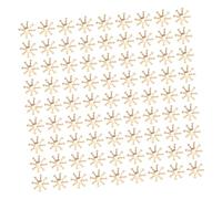 ASAKKURA 50pcs Flower Bud Hairpin Accessories Copper Headdress Decor for Creative Projects Lovely Props for Crafts Bracelets and Hair Styling