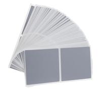 ASAKKURA 50pcs Silver Scratch Off Ticket Stickers, 2-inch Self Adhesive Paper Labels Strong Adhesive for Interactive Experience and Coupon Codes, Small Square Scratchcard Stickers for DIY