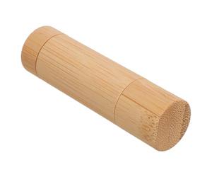 ASAKKURA 5g Lip Balm Tube Lip Gloss Holder Bamboo and Plastic Stylish Sl esign Versatile Usage Safe for Personal Use Women Environmentally Conscious Individual Makeup Storage