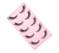 ASAKKURA 5pairs Eye False Eyelashes for Daily Wear and Special Occasions Easy Use Extensions Natural Look Design for Parties and Celebrations