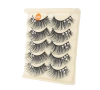 ASAKKURA 5pairs False Eyelashes Women Natural Look Fake Lashes Pack Wispy Lashes Extensions