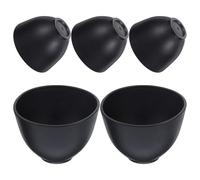 ASAKKURA 5pcs Facial Mask Mixing Bowl DIY Mask Tool 10.5 * 7cm Silicone Gentle Comfortable Can Be Carried in Makeup Bag